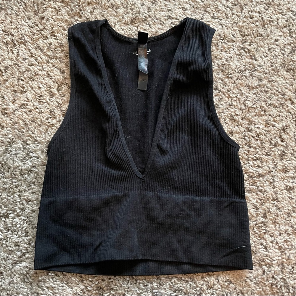 Compression crop top